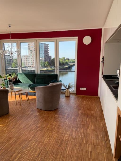 Penthouse-Wohnung Mit Flussblick Oldenburg Exterior foto